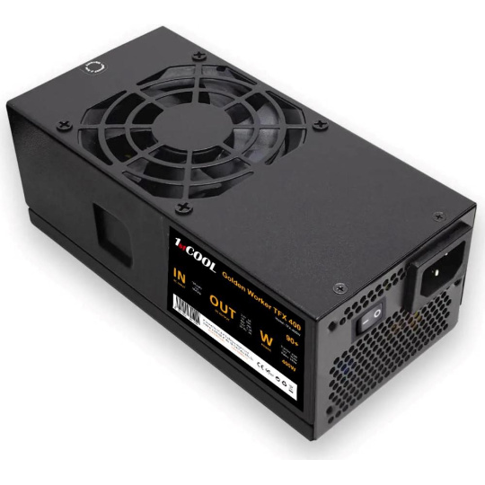 1stCOOL Zdroj Golden Worker TFX 400 88+, 400W, TFX, černá