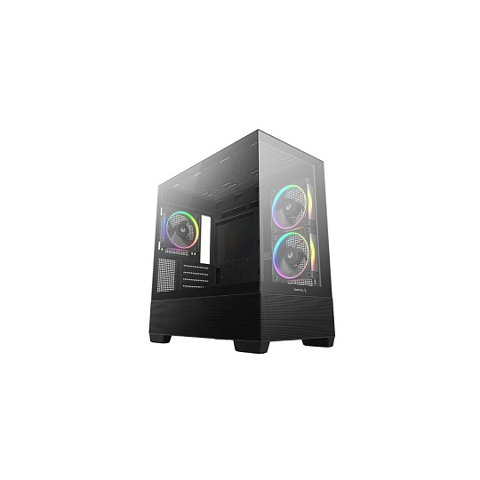 BAZAR - DEEPCOOL Case CG380 3F, mATX, ARGB, Průhledná bočnice, 3x120mm Fan, černá - Rozbaleno (Komplet) BAZAR - DEEPCOOL Case CG380 3F, mATX, ARGB, Průhledná bočnice, 3x120mm Fan, černá - Rozbaleno (Komplet)