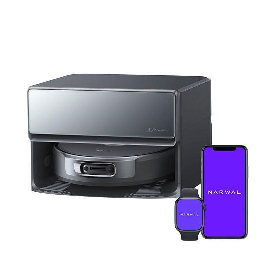 Narwal Flow2 compact station - AI robotický vysavač s pásovým mopem a samočistící stanicí s napojením na odpad Narwal Flow2 compact station - AI robotický vysavač s pásovým mopem a samočistící stanicí s napojením na odpad