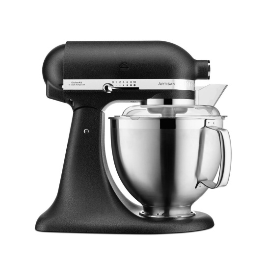 KitchenAid Artisan 5KSM185PSEBK Kuchyňský robot - 10 rychlostí, planetární systém, celokovová konstrukce, černá KitchenAid Artisan 5KSM185PSEBK Kuchyňský robot - 10 rychlostí, planetární systém, celokovová konstrukce, černá