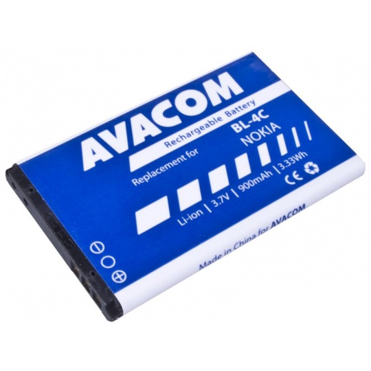 AVACOM baterie do mobilu Nokia 6300 Li-Ion 3,7V 900mAh (náhrada BL-4C)