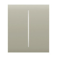 Ajax CenterButton (2-gang) - Středové dvou tlačítko, olivová