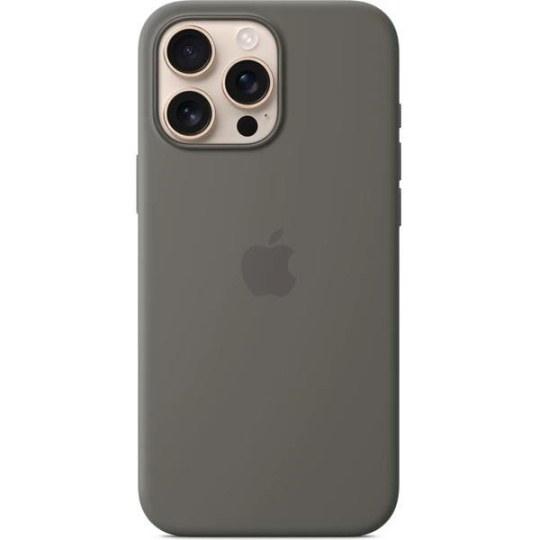 APPLE iPhone 16 Pro Max Silicone Case with MagSafe - Stone Grey APPLE iPhone 16 Pro Max Silicone Case with MagSafe - Stone Grey