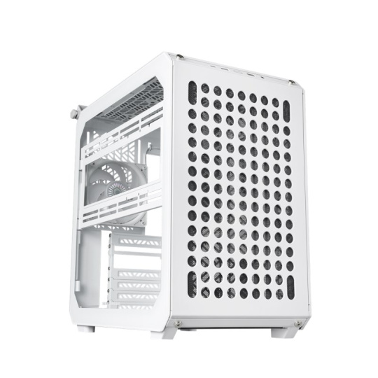 Cooler Master case Qube 500 Flatpack, Mid Tower, 2x USB 3.2, 1x USB-C, bílá