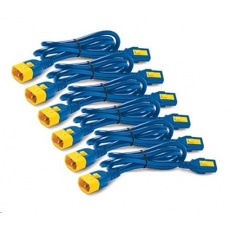 APC Power Cord Kit (6 ks), Locking, C13 to C14, 1.2m, Blue APC Power Cord Kit (6 ks), Locking, C13 to C14, 1.2m, Blue