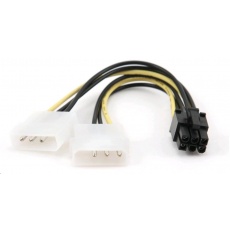 GEMBIRD Kabel napájecí interní 2x 5,25"(F) + PCI Express 6pin