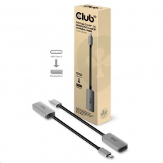 Club3D Adaptér aktivní USB-C na DisplayPort 1.4, 8K60Hz DSC1.2 HDR HBR3 Club3D Adaptér aktivní USB-C na DisplayPort 1.4, 8K60Hz DSC1.2 HDR HBR3