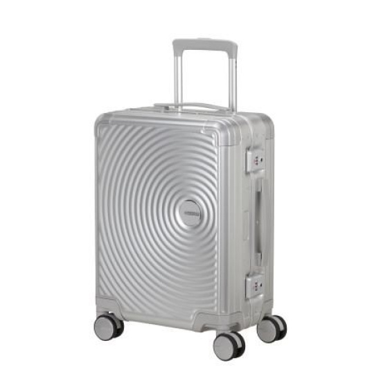 American Tourister SOUNDBOX ALU SPINNER 68/25 TSA SILVER American Tourister SOUNDBOX ALU SPINNER 68/25 TSA SILVER
