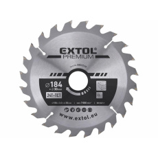 Extol Premium (8803220) kotouč pilový s SK plátky, 184x2,2x30mm, 24T Extol Premium (8803220) kotouč pilový s SK plátky, 184x2,2x30mm, 24T