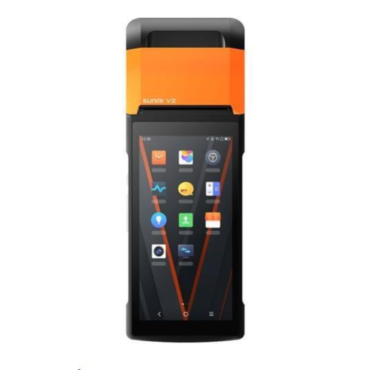 Sunmi V2 Pro, 2D, USB-C, BT, Wi-Fi, 4G, NFC, GPS, kit (USB), Android