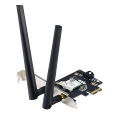 ASUS PCE-AXE5400 Wireless AXE5400 PCIe Wi-Fi 6E Adapter Card, Bluetooth 5.2 ASUS PCE-AXE5400 Wireless AXE5400 PCIe Wi-Fi 6E Adapter Card, Bluetooth 5.2