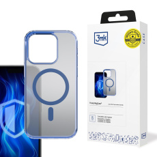 3mk ochranný kryt Frosty MagCase Blue pro Apple iPhone 14 Pro