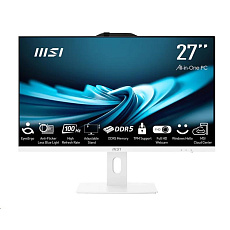 MSI PC AiO PRO AP272P 14M-1086XEU, Core i3 14100, 27" FHD, Anti-Glare, Non-Touch, 16GB, 512GB SSD, N/A, No OS, White MSI PC AiO PRO AP272P 14M-1086XEU, Core i3 14100, 27" FHD, Anti-Glare, Non-Touch, 16GB, 512GB SSD, N/A, No OS, White