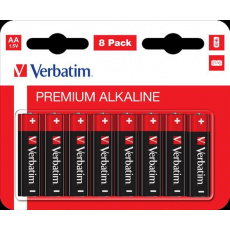 VERBATIM Alkalické baterie AA,  8 PACK , LR6