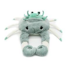 Plyšový krab - máma s miminkem, mintová Plyšový krab - máma s miminkem, mintová