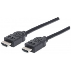 MANHATTAN kabel High Speed HDMI 4K, 3D, Male to Male, stíněný, černý, 15m MANHATTAN kabel High Speed HDMI 4K, 3D, Male to Male, stíněný, černý, 15m