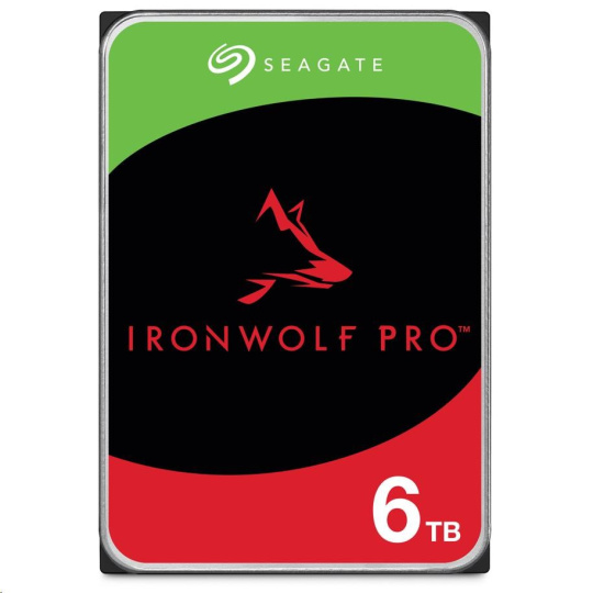 SEAGATE HDD 6TB IRONWOLF PRO (NAS), 3.5", SATAIII, 7200 RPM, Cache 256MB