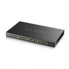 Zyxel GS2220-50HP 50-port L2 Managed Gigabit PoE Switch, 44x gigabit RJ45, 4x gigabit RJ45/SFP, 2x SFP, PoE 375W Zyxel GS2220-50HP 50-port L2 Managed Gigabit PoE Switch, 44x gigabit RJ45, 4x gigabit RJ45/SFP, 2x SFP, PoE 375W