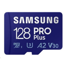 Samsung micro SDXC karta 128GB PRO Plus + SD adaptér Samsung micro SDXC karta 128GB PRO Plus + SD adaptér