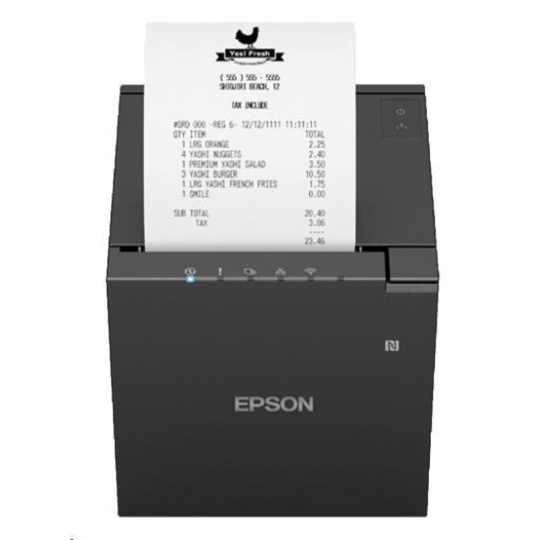 POŠKOZENÝ OBAL - Epson TM-m30III, USB, USB-C, BT, Ethernet, Wi-Fi, 8 dots/mm (203 dpi), cutter, white