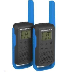 Motorola vysílačka TLKR T62 (2 ks, dosah až 8 km), modrá - Bazar, poškozený obal (Komplet) Motorola vysílačka TLKR T62 (2 ks, dosah až 8 km), modrá - Bazar, poškozený obal (Komplet)