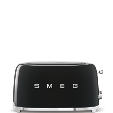 Smeg TSF02BLEU, toustovač / topinkovač, 4 toasty, 6 úrovní opékání, zásuvka na drobky, styl. 50. let, černý Smeg TSF02BLEU, toustovač / topinkovač, 4 toasty, 6 úrovní opékání, zásuvka na drobky, styl. 50. let, černý