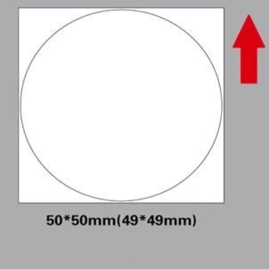 BAZAR - Niimbot štítky R 50x50mm 150ks Round pro B21, B21S, B3S, B1 - Poškozený obal (Komplet)