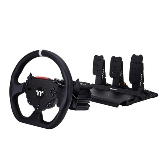 THERMALTAKE Volant s pedály G6 Direct Drive Racing Wheel, Černá THERMALTAKE Volant s pedály G6 Direct Drive Racing Wheel, Černá
