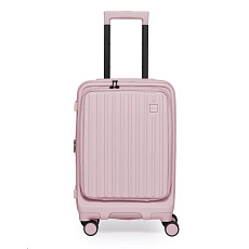 ACER Barcelona Luggage 20", světle růžový , pevný cestovní kufr, materiál: 100% recyklovaný PET, TSA kombinační zámek, p