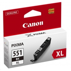 Canon CARTRIDGE CLI-551BK XL černá pro Pixma iP, Pixma iX, Pixma MG a Pixma MX 6850, 725x, 925, 8750 (1130 str.) Canon CARTRIDGE CLI-551BK XL černá pro Pixma iP, Pixma iX, Pixma MG a Pixma MX 6850, 725x, 925, 8750 (1130 str.)