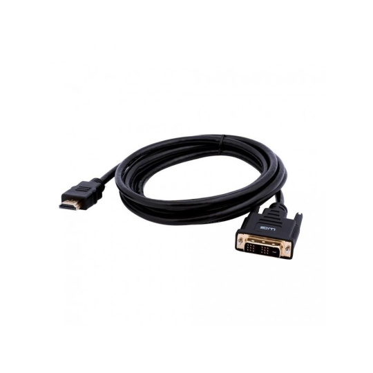 WG Kabel HDMI (male; HDMI 1.4) to DVI-D Single Link (male) / 2m / stíněný