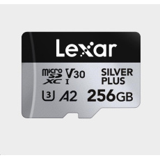 Lexar microSDXC Professional SILVER Plus UHS-I/U3/A2/4K R205/W150 (V30) 256GB