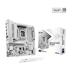 ASRock MB Sc LGA1851 B860M Challenger WiFi WHITE, Intel B860, 4xDDR5,1xHDMI, WiFi, mATX