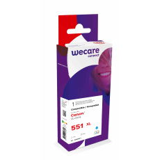 WECARE ARMOR cartridge pro Canon Pixma MG5450, IP7250 (CLi551XLC), modrá/cyan, 13ml, 800str