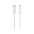 WG - Datový kabel Type-C na Type-C, 3 metry, 3A, 60W, bílá