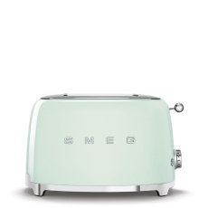 Smeg TSF01PGEU toustovač / topinkovač, 2 toasty, 6 úrovní opékání, zásuvka na drobky, styl. 50. let, pastelově zelená Smeg TSF01PGEU toustovač / topinkovač, 2 toasty, 6 úrovní opékání, zásuvka na drobky, styl. 50. let, pastelově zelená