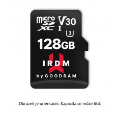 GOODRAM microSDXC karta 64GB IRDM (R:100/W:70 MB/s), UHS-I Class 10, U3, V30 + Adapter