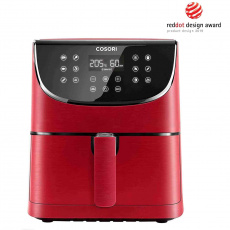 Cosori CP158-AF PREMIUM – 5.5L horkovzdušná fritéza + 5x špíz a gril. rošt, red Cosori CP158-AF PREMIUM – 5.5L horkovzdušná fritéza + 5x špíz a gril. rošt, red