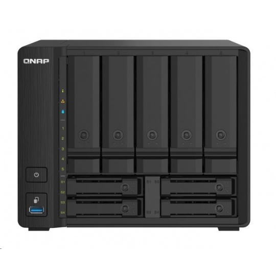 QNAP TS-932PX-4G (4C/Cortex A57/1,7GHz/4GBRAM/9xSATA/2xSFP+/2x2,5GbE/3xUSB3.0)