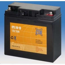 Baterie - CTM CTL 18-12 (12V/18Ah - M5), životnost 10-12let Baterie - CTM CTL 18-12 (12V/18Ah - M5), životnost 10-12let