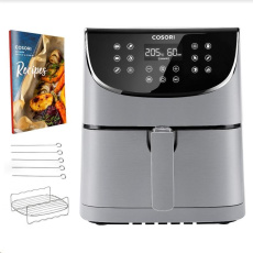 Cosori CP158-AF PREMIUM – 5.5L horkovzdušná fritéza + 5x špíz a gril. rošt, grey Cosori CP158-AF PREMIUM – 5.5L horkovzdušná fritéza + 5x špíz a gril. rošt, grey