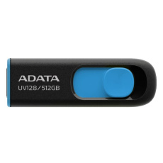 ADATA Flash Disk 512GB UV128, USB 3.2, černo-modrá ADATA Flash Disk 512GB UV128, USB 3.2, černo-modrá