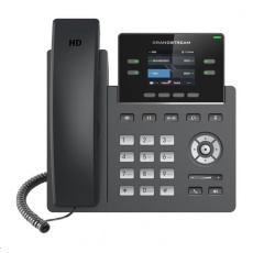 Grandstream GRP2612W [VoIP telefon - 2x SIP účet, HD audio, 16 prog.tl.+4 předvoleb, 2xLAN 100Mbps, WiFi, PoE]