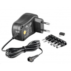 Goobay Univerzální napájecí adaptér 230V/3-12V stejnosměrný 600mA Goobay Univerzální napájecí adaptér 230V/3-12V stejnosměrný 600mA