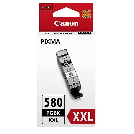 BAZAR - Canon CARTRIDGE PGI-580XXL pigmentová černá pro PIXMA TS615x, TS625x, TS635x, TR7550, TS815x (600 str.) - Poškoz BAZAR - Canon CARTRIDGE PGI-580XXL pigmentová černá pro PIXMA TS615x, TS625x, TS635x, TR7550, TS815x (600 str.) - Poškoz