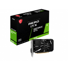 MSI VGA NVIDIA GeForce GTX 1630 AERO ITX 4G OC, GTX 1630, 4GB GDDR6, 1xDP, 1xHDMI, 1xDVI MSI VGA NVIDIA GeForce GTX 1630 AERO ITX 4G OC, GTX 1630, 4GB GDDR6, 1xDP, 1xHDMI, 1xDVI