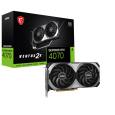 BAZAR - MSI VGA NVIDIA GeForce RTX 4070 VENTUS 2X E 12G OC, RTX 4070, 12GB GDDR6X, 3xDP, 1xHDMI - Po opravě (Bez příšluš