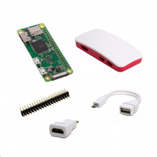 Raspberry Pi Zero 2 W kit (USB, HDMI adaptér, krabička, header) Raspberry Pi Zero 2 W kit (USB, HDMI adaptér, krabička, header)