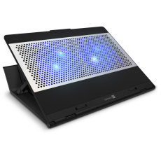 CONNECT IT FrostBlast chladící podložka pod notebook s modrým podsvícením, ČERNÁ CONNECT IT FrostBlast chladící podložka pod notebook s modrým podsvícením, ČERNÁ