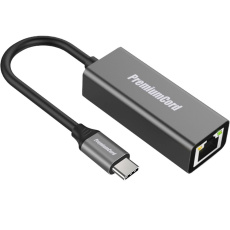 PremiumCord převodník USB-C na Gigabit konektor RJ45 PremiumCord převodník USB-C na Gigabit konektor RJ45